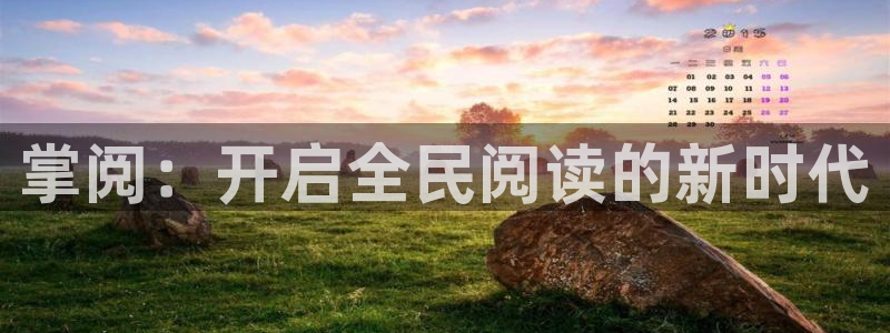 顺盈娱乐平台提现被关闭怎么回事儿：掌阅：开启全民阅读的新时代